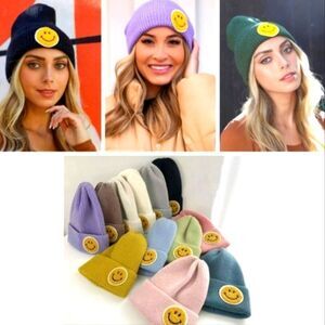 Fairway Finds Smiley Face Beanies Beanies Various colors available, Smiley Face